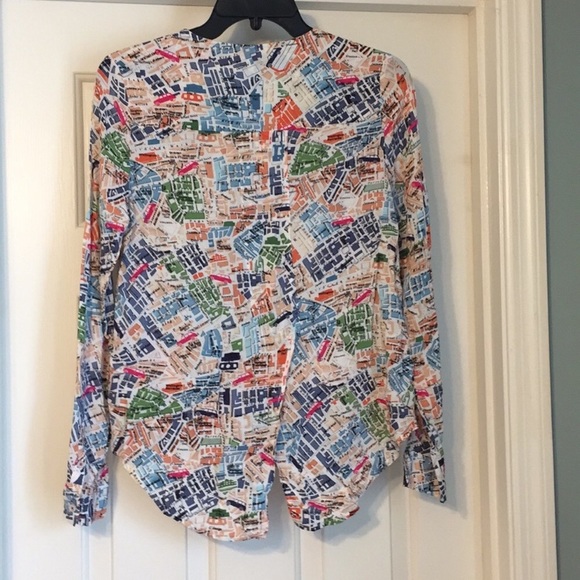 Anthropologie Maeve Cartography button down - Picture 6 of 7